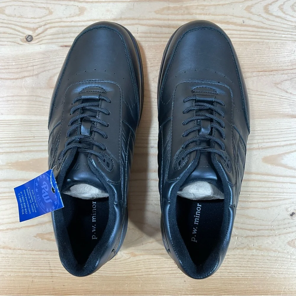 NWOB P.W. Minor Performance Walker Lace II Orthopedic Shoes Men’s 8 3W Black